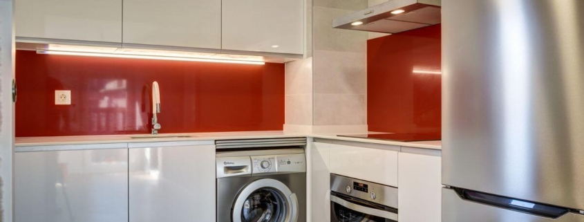 cocina moderna reformada en Zaragoza