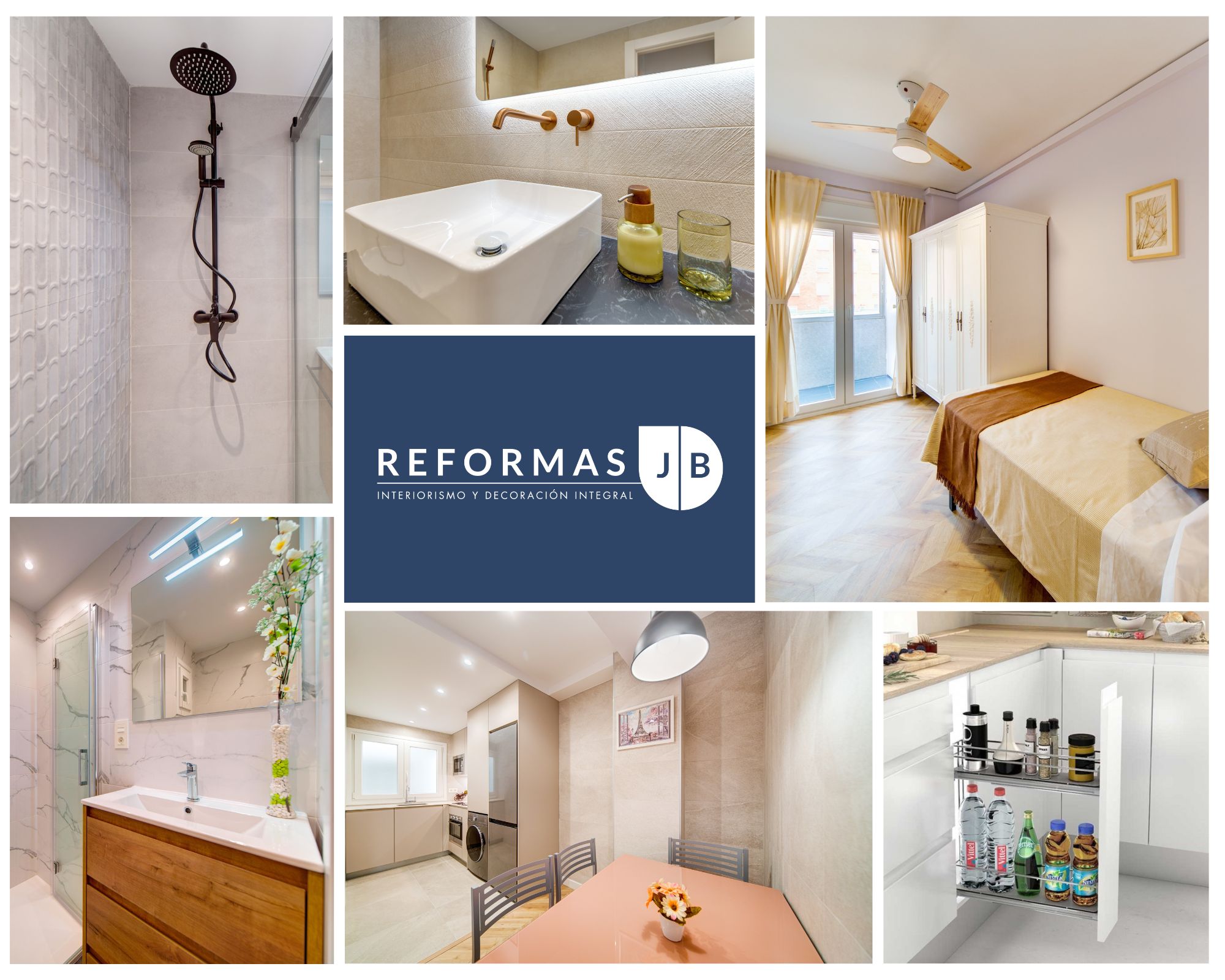 Muestras de materiales para reformas integrales en Zaragoza