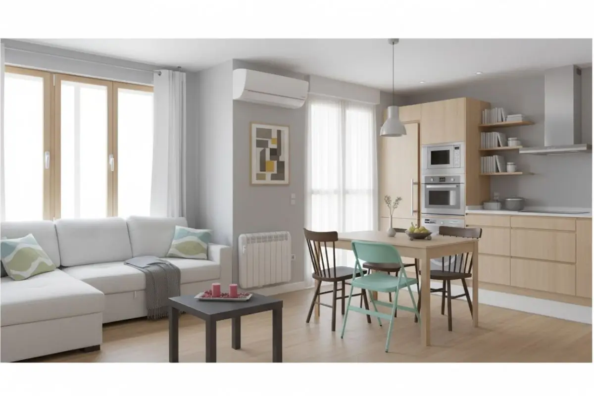 Diseño 3D de reforma integral en Zaragoza